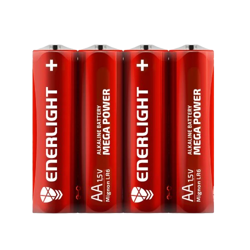 Батарейка лужна AA/LR6 (пл-4шт) Enerlight Mega Power Житомир - фото 1