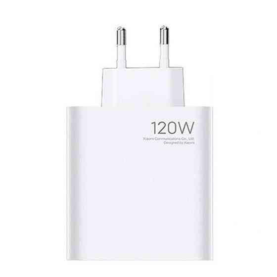 Универсальное сетевое зарядное устройство Xiaomi Turbo Fast Charge EU 120W MDY-13-EE (Белое) Николаев