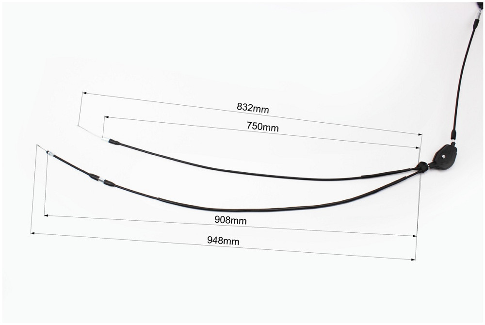Трос газу подвійний Yamaha STELS (трос 138; 148см; кожух 130; 146см) Киев - изображение 2