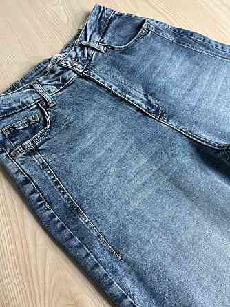 Джинсы женские Its Basic 2507-4 wide leg палаццо стрейчевые голубые, голубой, 46, 46, 95 см, 123 см Киев