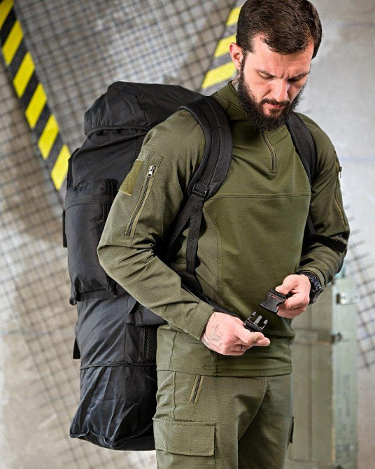 Рюкзак тактичний 50 л Darvall чорний ПП4628 Одеса - фото 3