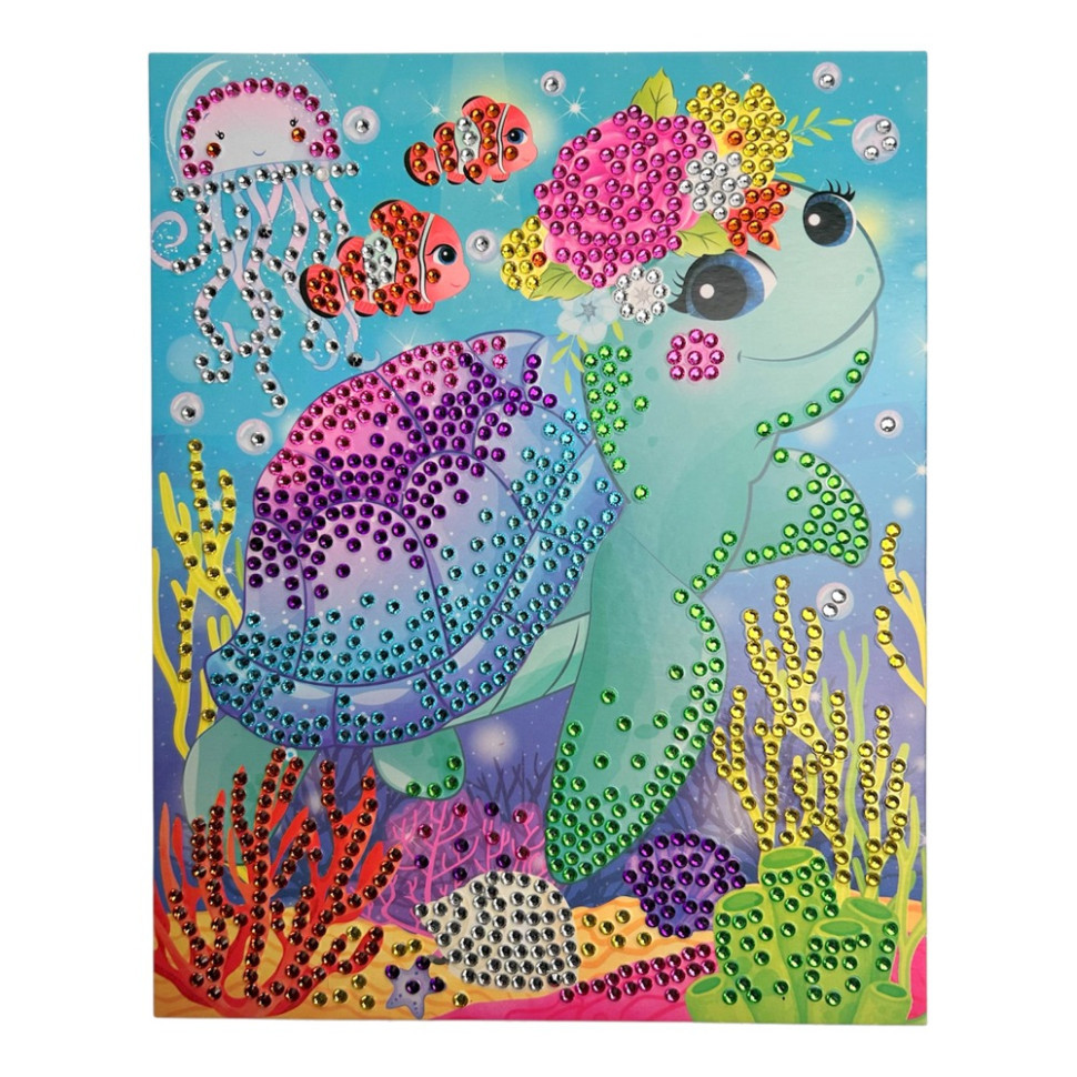 Набір для творчості Діамантова мозаїка "Симпатична черепашка" НТ-26-12 Вінниця - фото 2