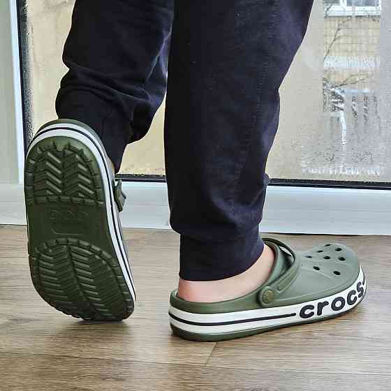 Крокси Кольори Хакі Тапочки CROCS Шльопанці Чоловічі Жіночі Зелені (розміри: 40,41,42) Дніпро