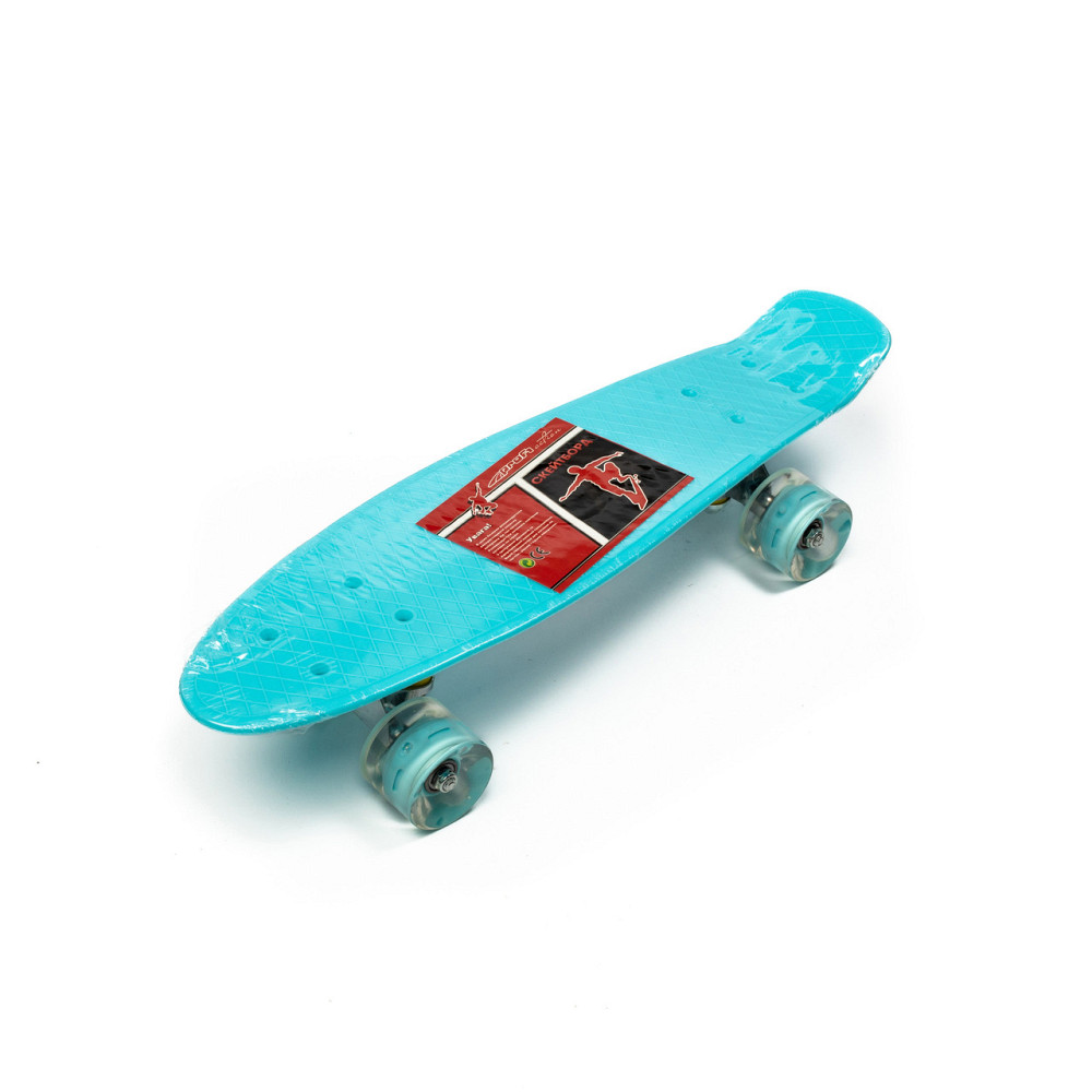 Скейт детский пенни борд 56х14 см, скейтборд Profi MS0848-5, колеса ПУ светящиеся, ABCE-7, алюминиевая Каменец-Подольский - изображение 2