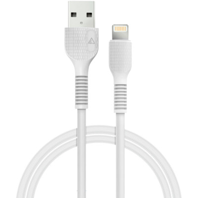 Дата кабель USB 2.0 AM to Lightning 1.2m AL-CBCOLOR-L1WT White ACCLAB (1283126518225) Вінниця - фото 1