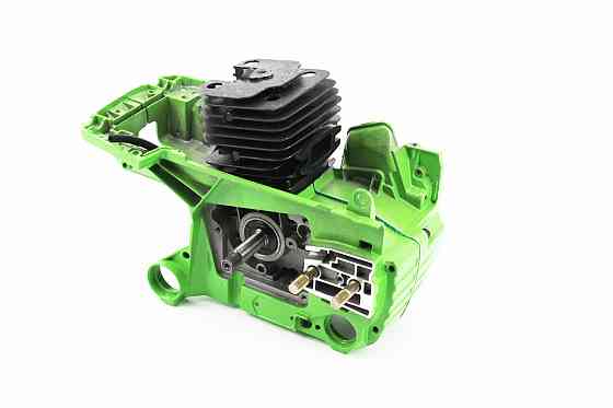 Блок двигуна у зборі 45cc 43mm, зелений картер, чорний циліндр Київ