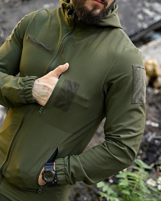 Облегченная тактическая куртка Cambodia олива ДЛ6232 Одесса - изображение 7