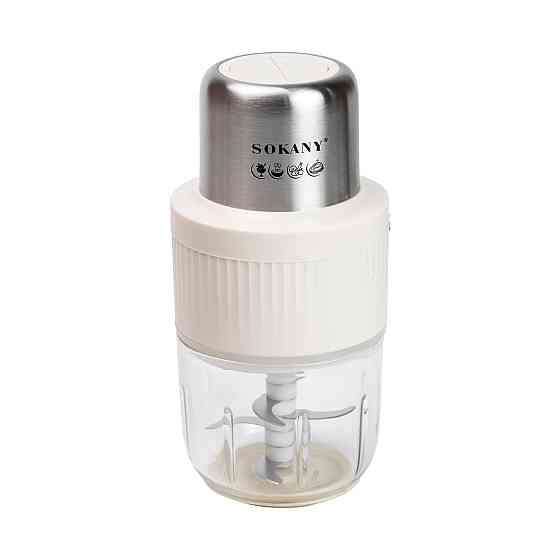 Sokany Чопер подрібнювач Sokany SKYM7032W 2в1 з чашами 0.5 і 1.5 л 800 Вт Білий Коломыя