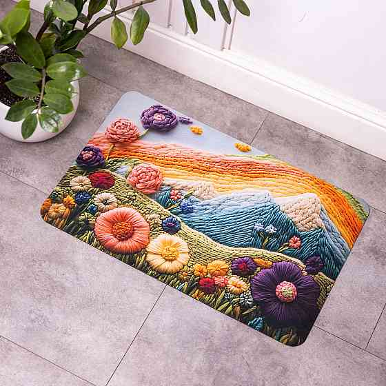 Килимок діатомітовий з 3D-ефектом Sunset Meadow 38*58 см універсальний HP-42-33 Коломия