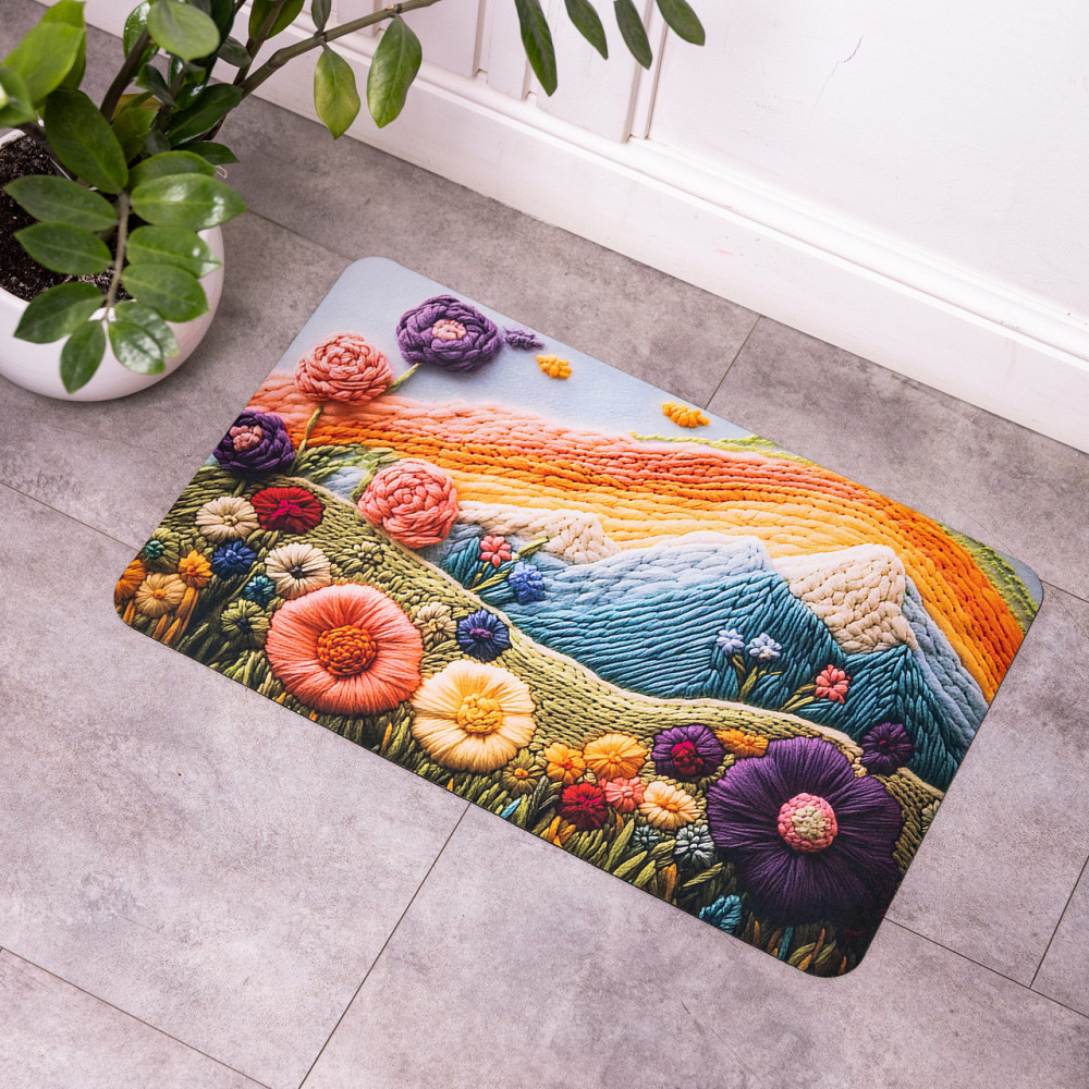 Килимок діатомітовий з 3D-ефектом Sunset Meadow 38*58 см універсальний HP-42-33 Коломия - фото 4