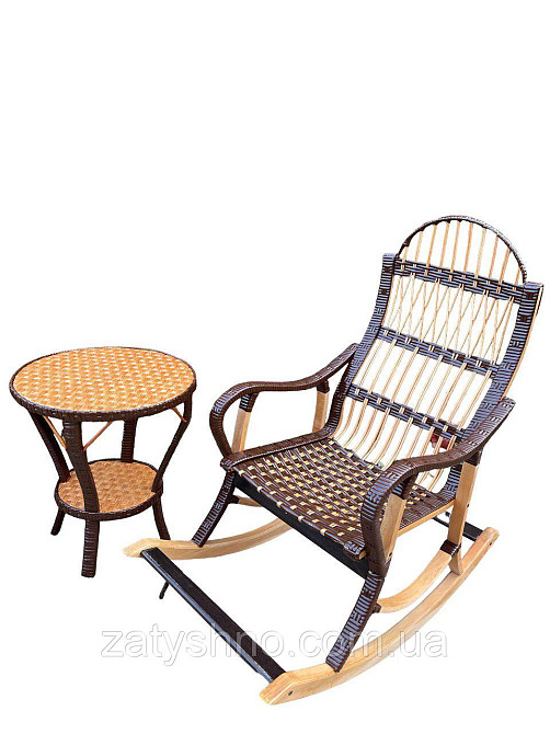 Мебель плетеная из лозы с круглым столом Киев - изображение 5