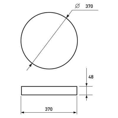 Светильник Eurolamp Easy click 40W 4000K (LED-NLR-40/40(GM)) Винница