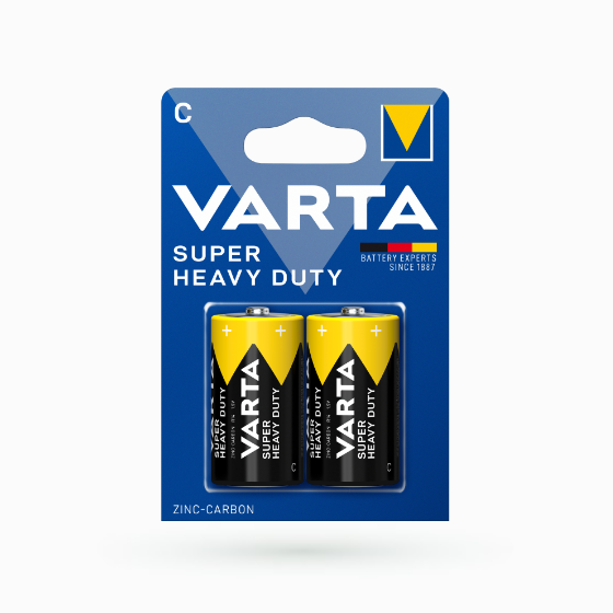 Батарейка сольова С/R14 (бл-2шт) VARTA Super Heavy Duty Житомир - изображение 1