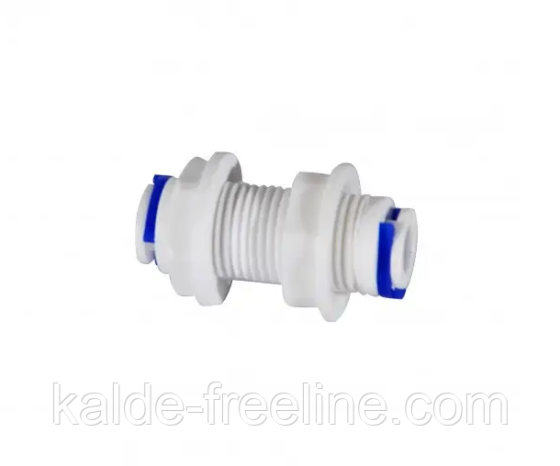 Муфта для перегородки с резьбой  1/4"QC-1/4"QC QC-15 Харків