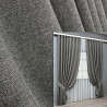 Комплект готових штор VR-Textil Льон Мішковина № 108ш Сірий 120х270см 2 шт (39-0035)