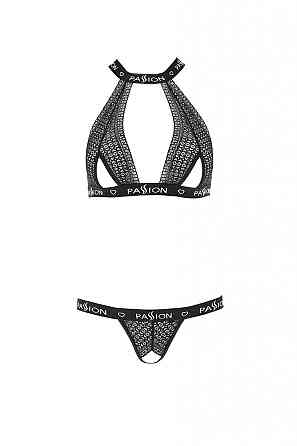Комплект белья с открытым доступом MIRAJANE SET black S/M - Passion Sex Aura Киев