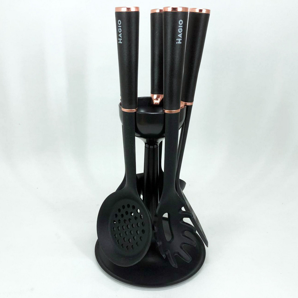 Набір ополоників для кухні, Набір силіконових кухонних інструментів для кулінарії WE-62 Івано-Франківськ - фото 9