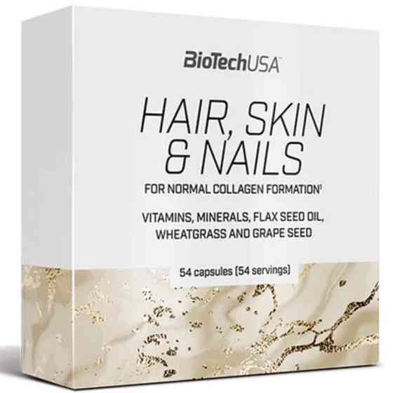 Комплекс для кожи, волос и ногтей Biotech Hair, Skin & Nails 54 caps Луцк