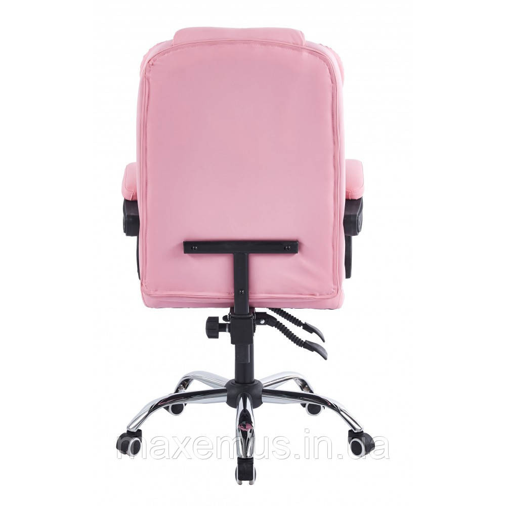 Офисное компьютерное кресло Bonro BN-6070 Розовое из экокожи (до 150 кг) для дома и офиса Мостиска - изображение 16