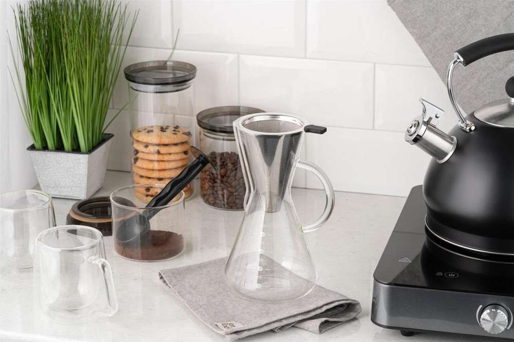 Кемекс для заварювання кави з фільтром ARDESTO Black Mars 600 мл (AR0706CM) ( 13547 ) Харків - фото 4