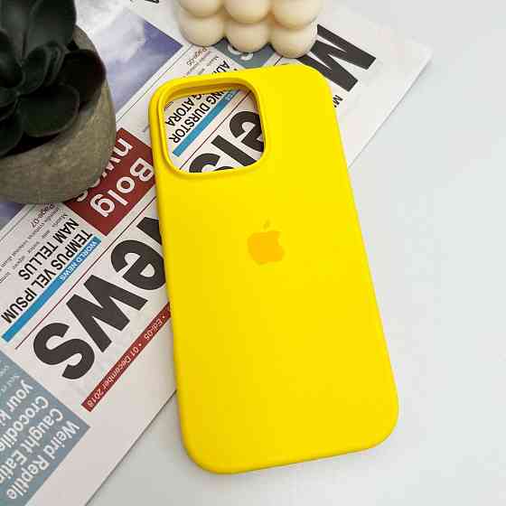Чохол для смартфона Silicone Full Case AA Open Cam for Apple iPhone 16 Pro Max 33,Canary Yellow Киев