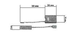 Щетки для электроинструмента 6*16*24 А-69 клема Мукачево