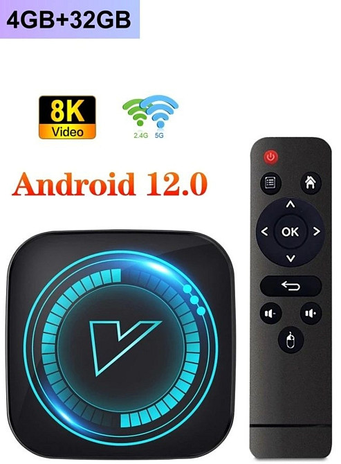 VONTAR H618 8K 4/32 приставка 8K Android 12 Smart TV медиаплеер. Киев - изображение 3