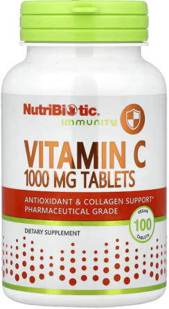 Вітамін C NutriBiotic Vitamin C 1000 mg 100 таб Київ