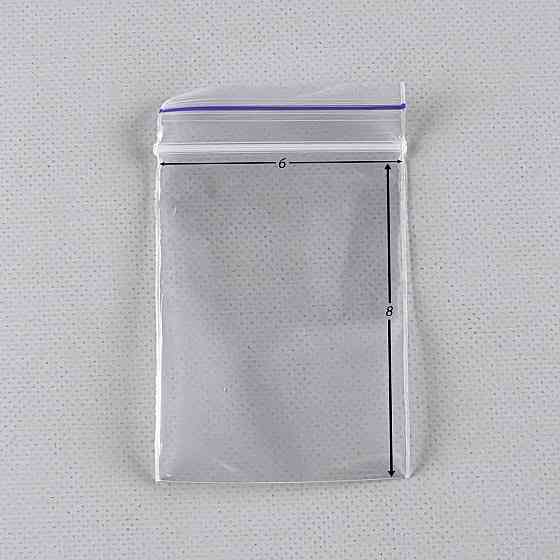 Герметичные пакеты zip lock для мелких деталей и хранения 6x8 (100шт) (1 пачка) Харьков