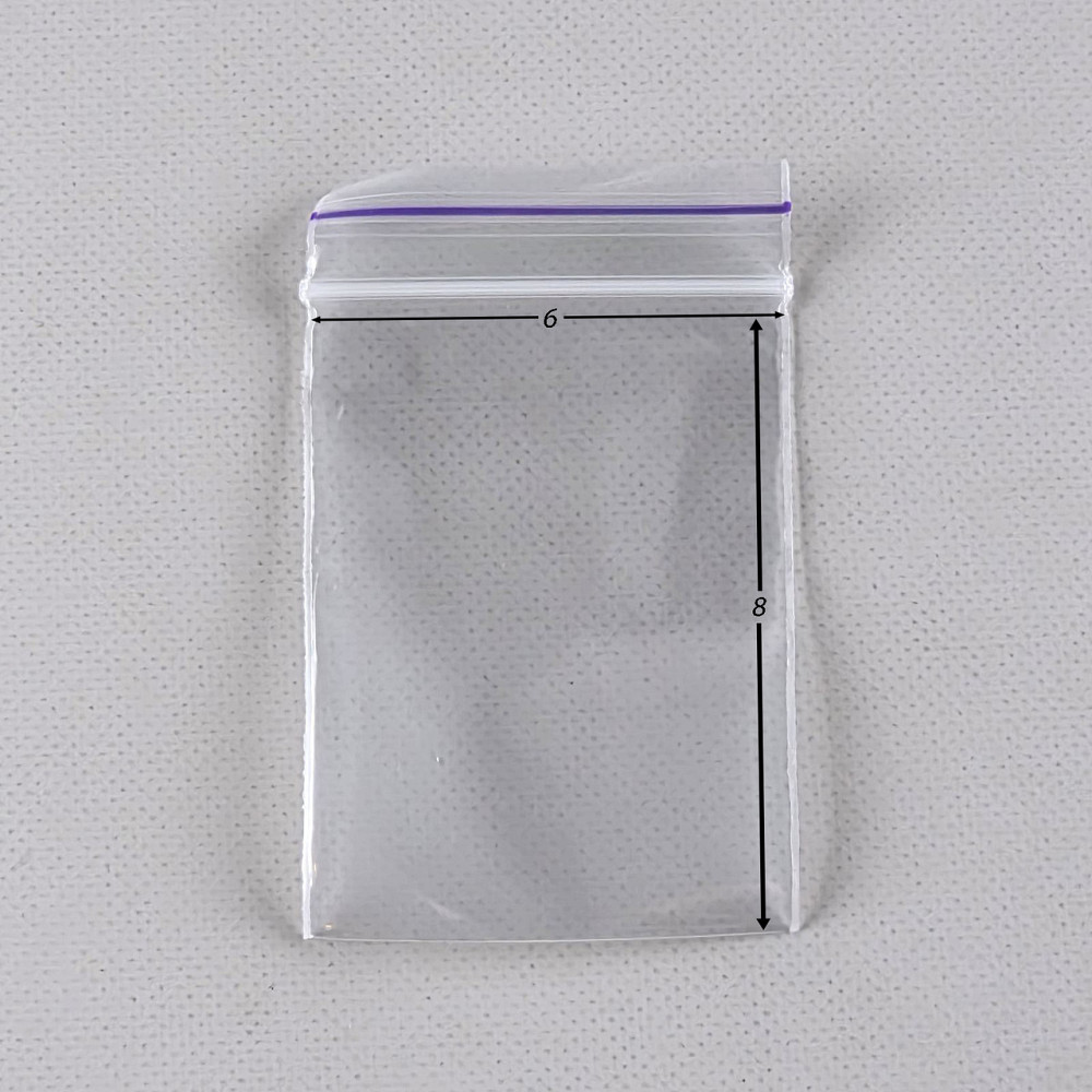 Герметичные пакеты zip lock для мелких деталей и хранения 6x8 (100шт) (1 пачка) Харьков - изображение 2