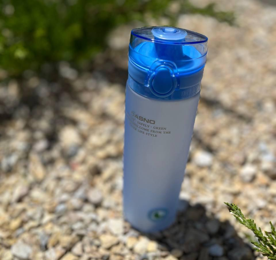 Пляшка для води CASNO 650 мл KXN-1157 Блакитна Каменское - изображение 6