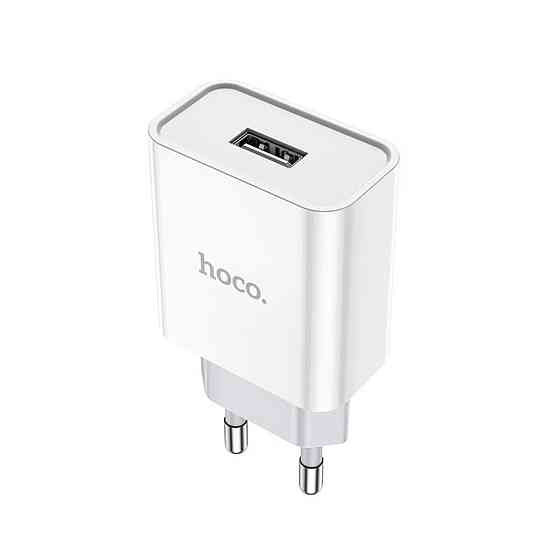Мережевий зарядний пристрій HOCO C81A Asombroso single port charger set(Micro) White Київ