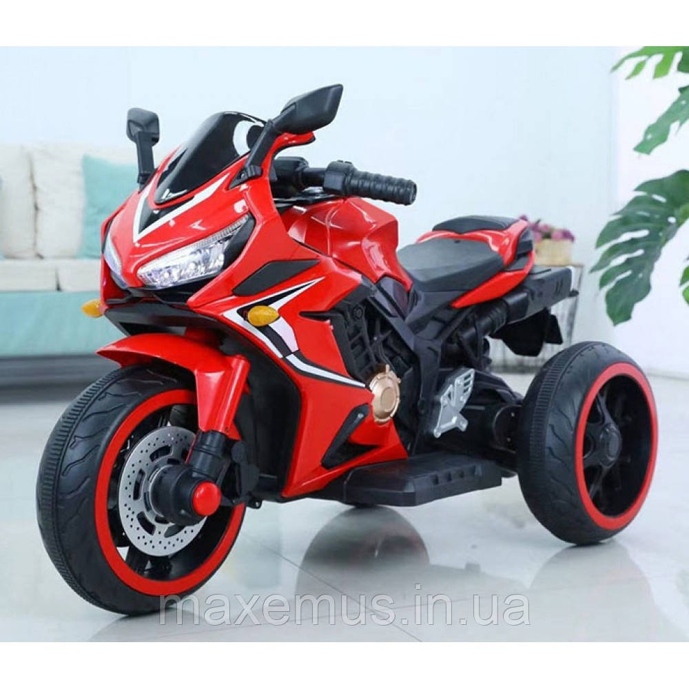 Дитячий електромотоцикл на акумуляторі,електричний мотоцикл для дітей мотобайк N-518 червоний Мостиська - фото 8