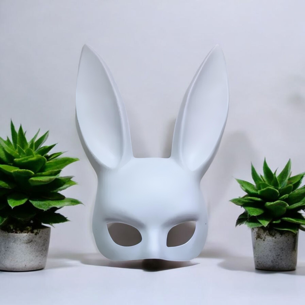 Милые уши зайца RESTEQ маска кролика PlayBoy 36 см стильный аксессуар для образа и фотосъемок Киев - изображение 3