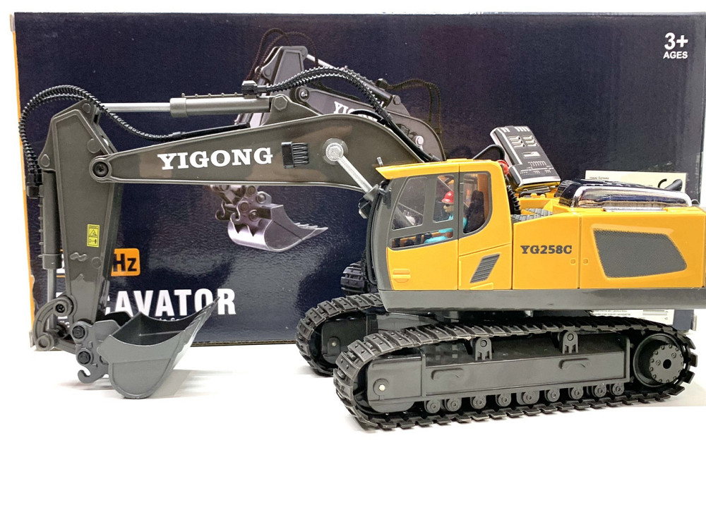 Екскаватор гусеничний на радіоуправлінні Вид 2 Жовто-чорний (ВС1037) Чернигов - изображение 6