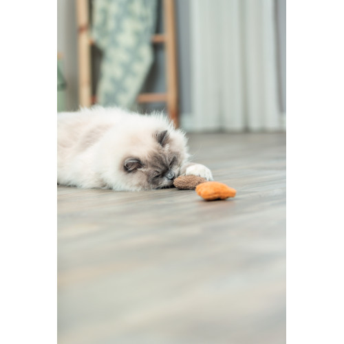 Іграшка Trixie для котів Ведмідь плюшевий з котячою м ятою 8 см блакитний Київ - фото 10