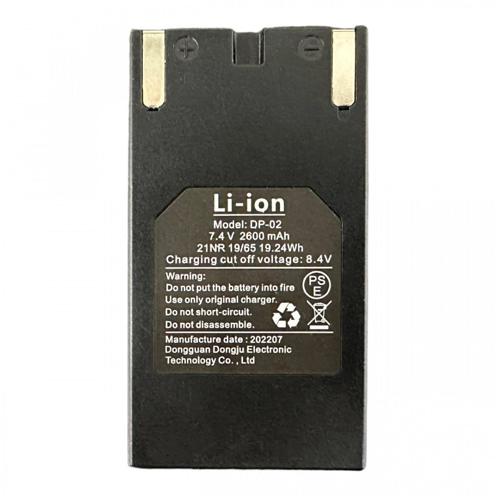 АКБ (Li-ion, 7.4V 2600 mAh) DP-02 для лазерного рівня LL516G PROTESTER AKB-LL516G Чернігів - фото 2