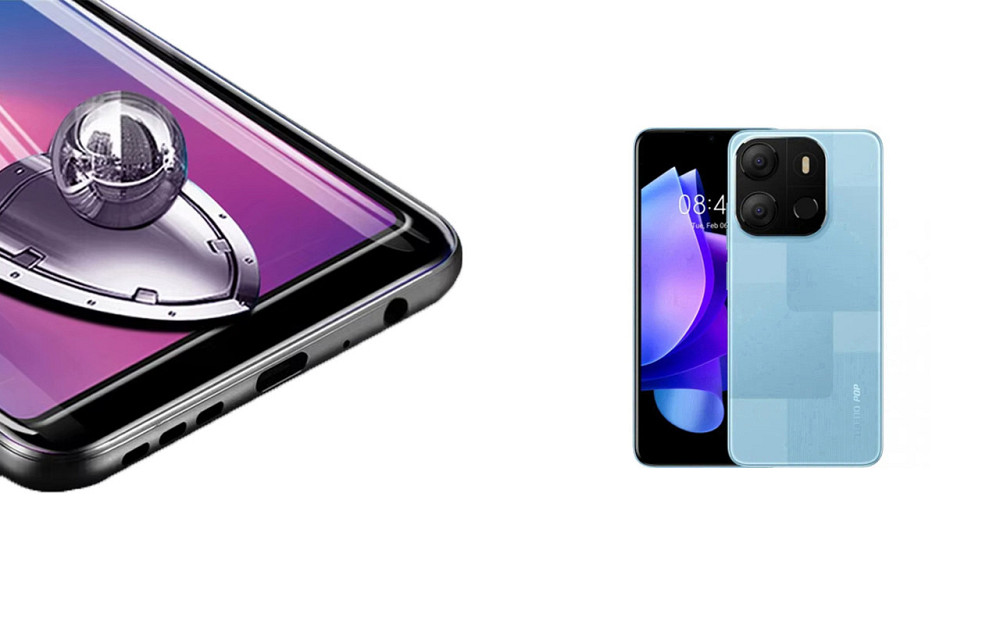 Защитное стекло DefenzoGlass для Tecno POP 7 (BF6), POP 7 Pro – двойная прочность Киев - изображение 2
