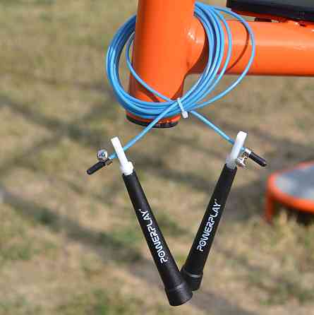 Скакалка швидкісна PowerPlay 4202 Ultra Speed Rope Бірюзова (2,9m.) Кам'янське