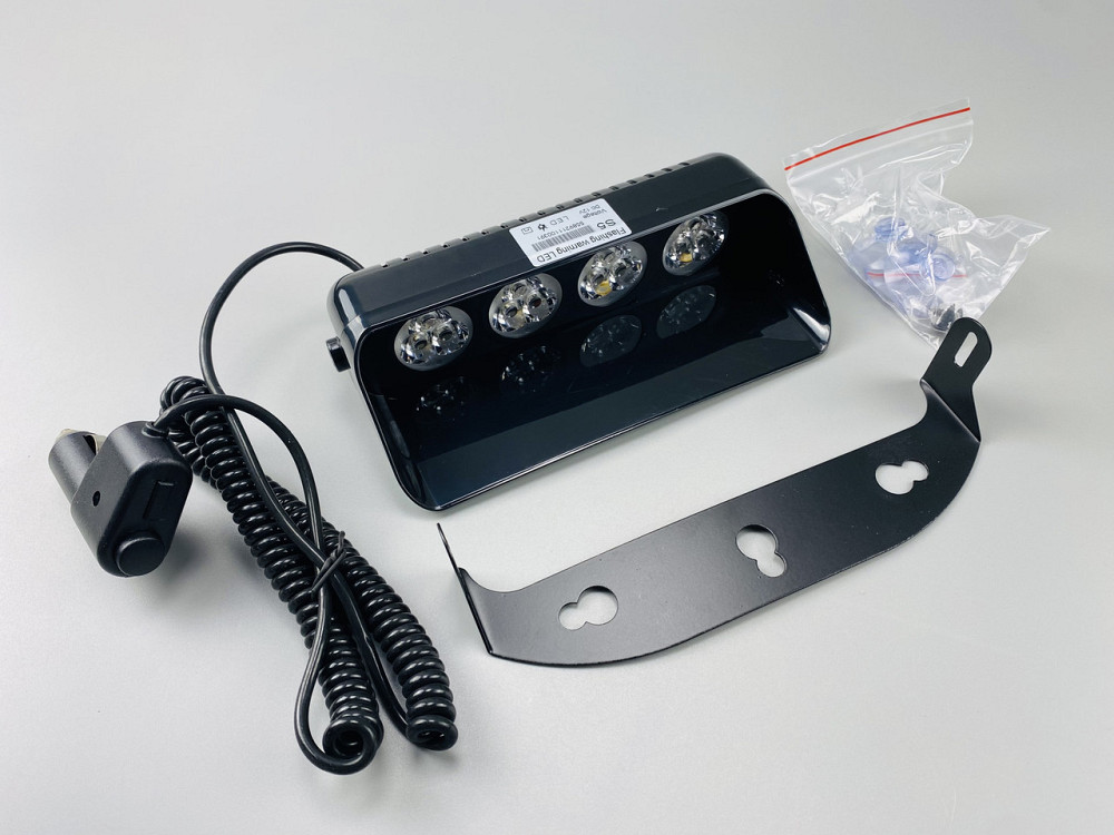 Маячок проблисковий S5 стробоскоп 9-80V 12 led діодів помаранчевий спалах під скло, світлодіодний стробоскоп Мукачево - фото 7