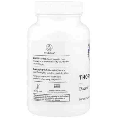 Вітамінно-мінеральний комплекс Thorne Діабеніл, підтримка рівня цукру, Diabenil, 90 капсул (THR-79002) Вінниця
