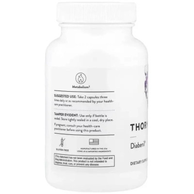 Вітамінно-мінеральний комплекс Thorne Діабеніл, підтримка рівня цукру, Diabenil, 90 капсул (THR-79002) Вінниця - фото 3