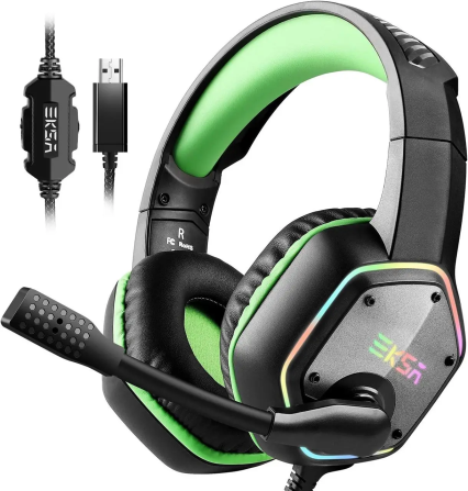 Провідні ігрові навушники RGB EKSA E1000 Луцк - изображение 2