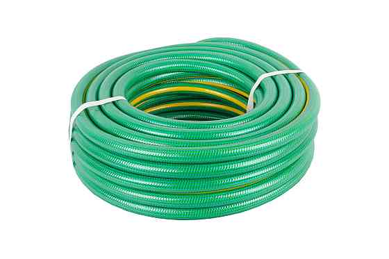 Шланг садовий для поливання MASTERTOOL "TROPIC" 3⁄4" 20 м зелений 92-1077 Рівне