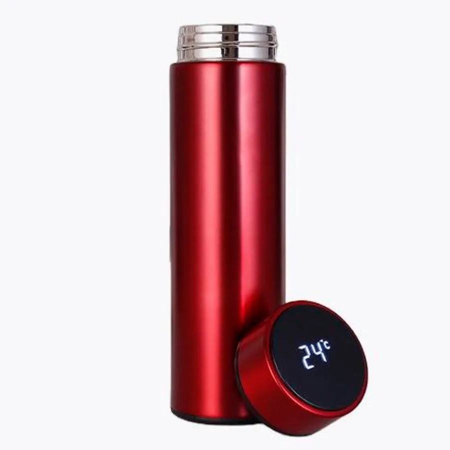 Термос с датчиком температуры на подарок, Умный термос датчиком Горячий для чая DK-69 Львов - изображение 9