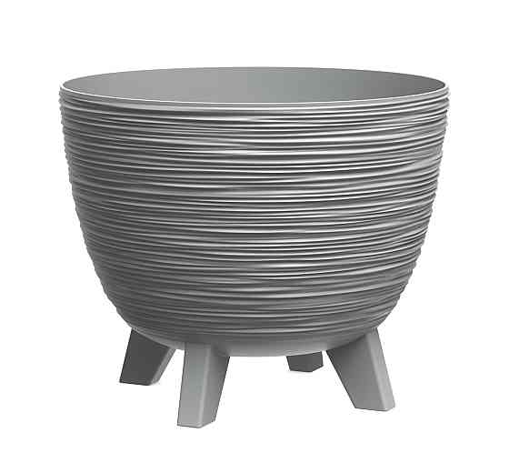 Горщик для рослин Prosperplast Furu на ніжках - сірий, 5 л Київ