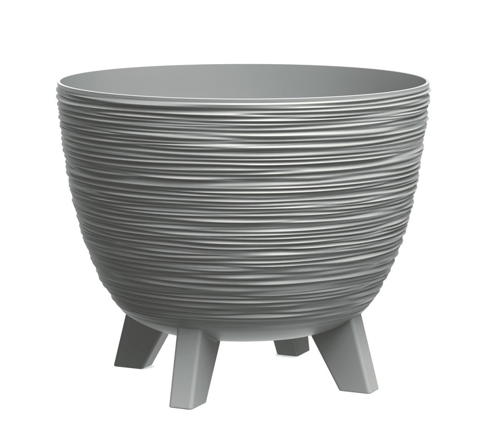 Горшок для растений Prosperplast Furu на ножках - серый, 5 л Киев - изображение 1