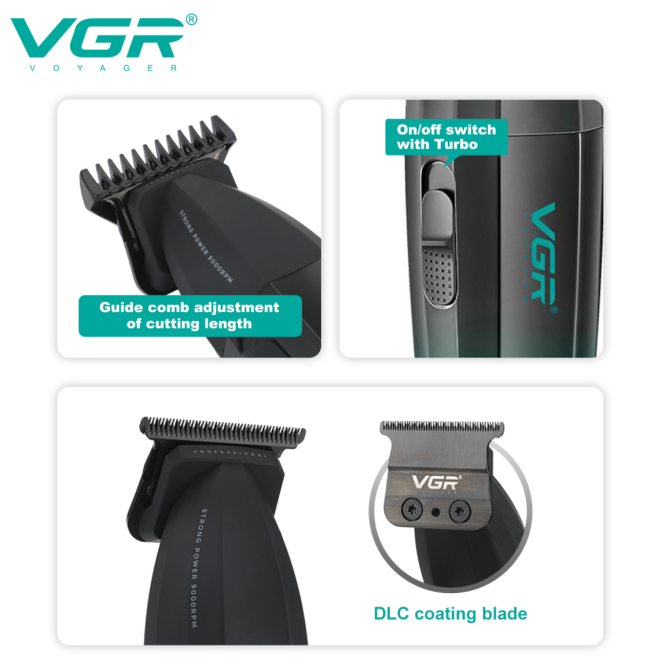 Триммер бороды и усов VGR V-906 Днепр - изображение 3