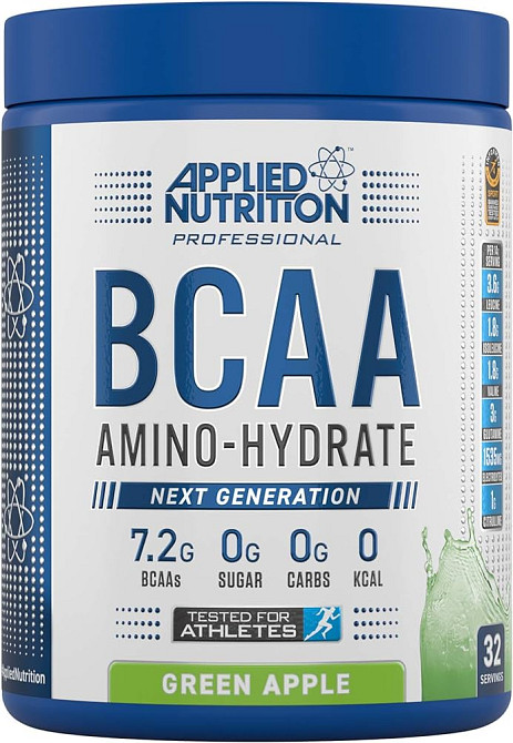 Комплекс аминокислот Applied Nutrition BCAA Amino-Hydrate (450g - 32 Servings) (Green Apple) Луцк - изображение 1