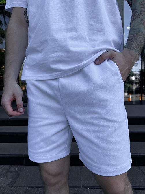 Футболка мужская Volition стрейч кулир, белая/принт Киев - изображение 4